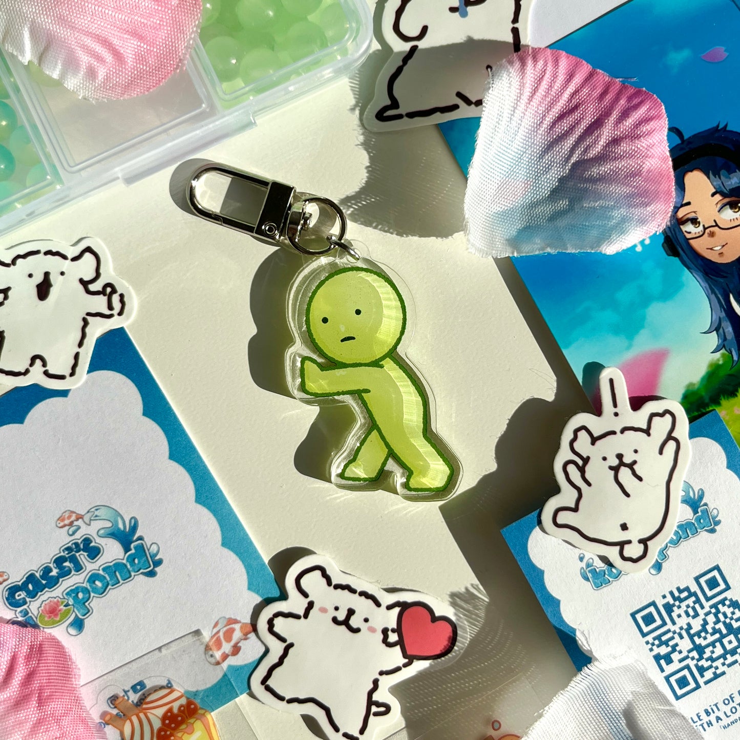 Smiski - 2” Acrylic Keychain