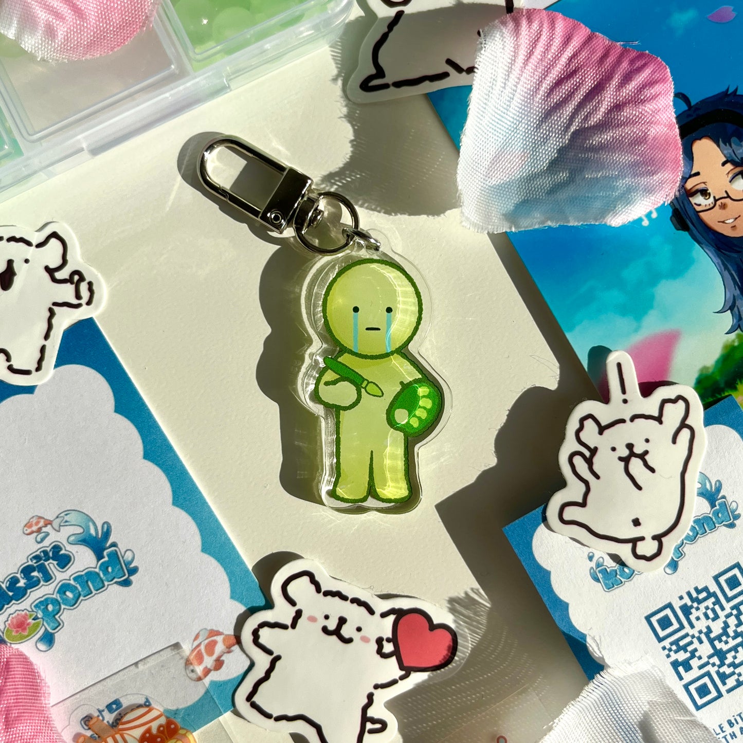 Smiski - 2” Acrylic Keychain