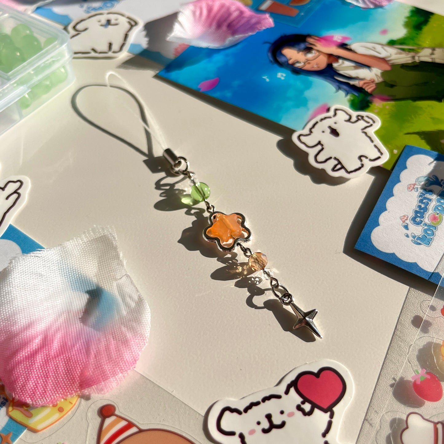 Orange & Green (Under 35 Minutes Series) - Phone Charm