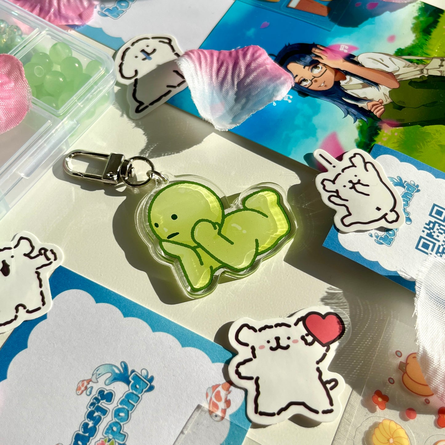 Smiski - 2” Acrylic Keychain