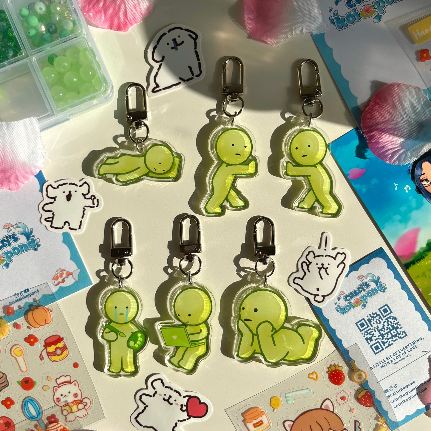 Smiski - 2” Acrylic Keychain