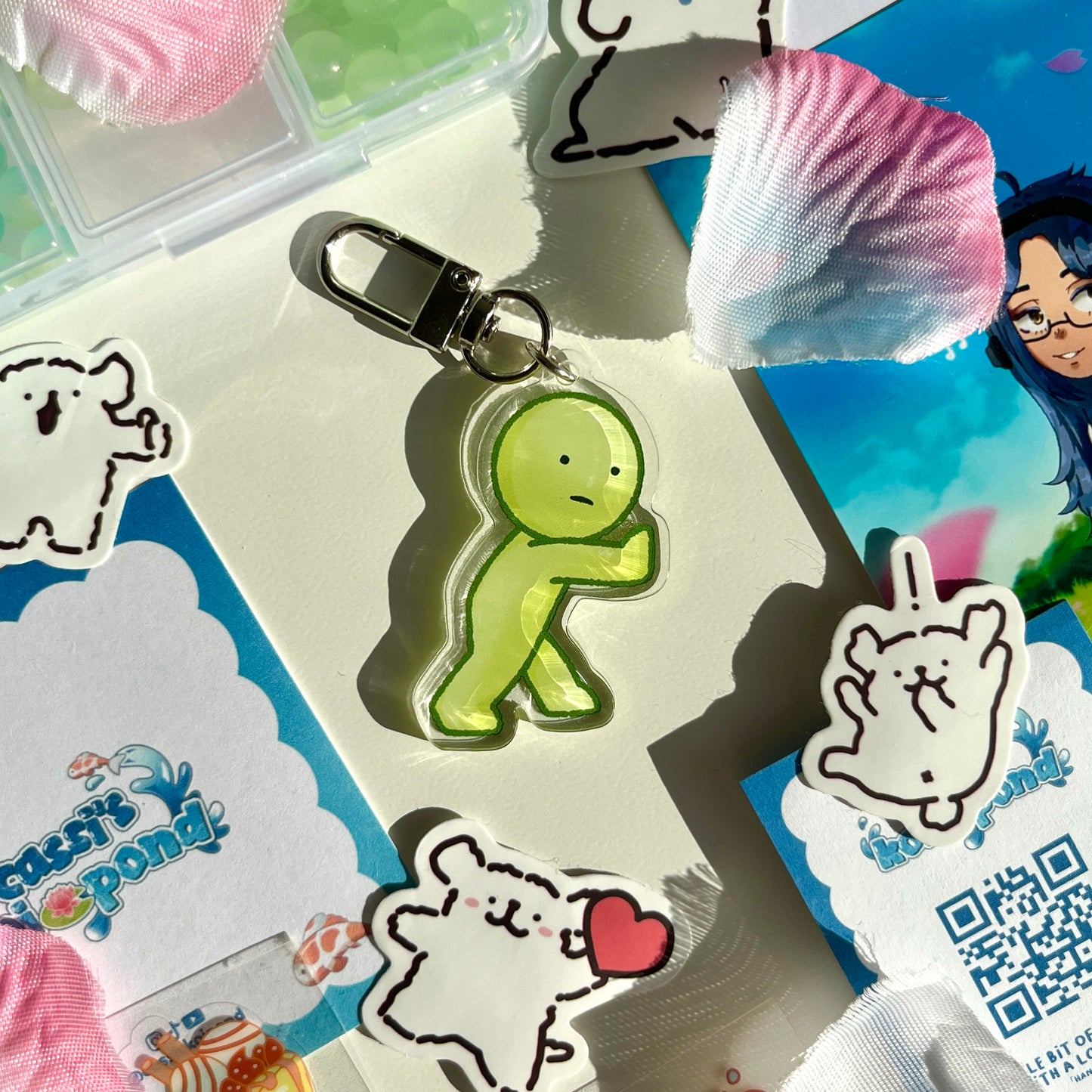 Smiski - 2” Acrylic Keychain