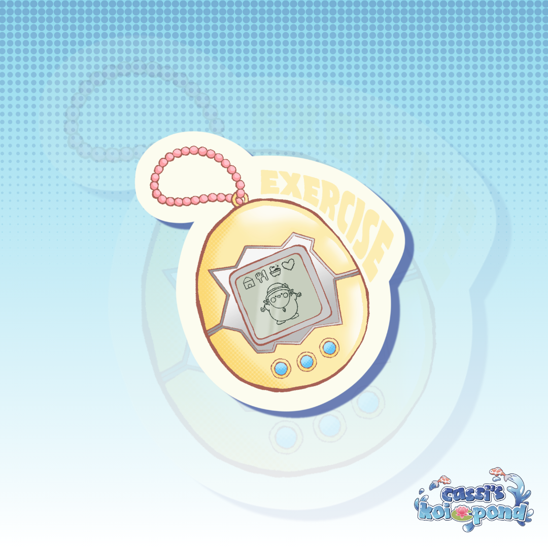 Self Care OC Tamagotchi - 2.5” Vinyl Sticker