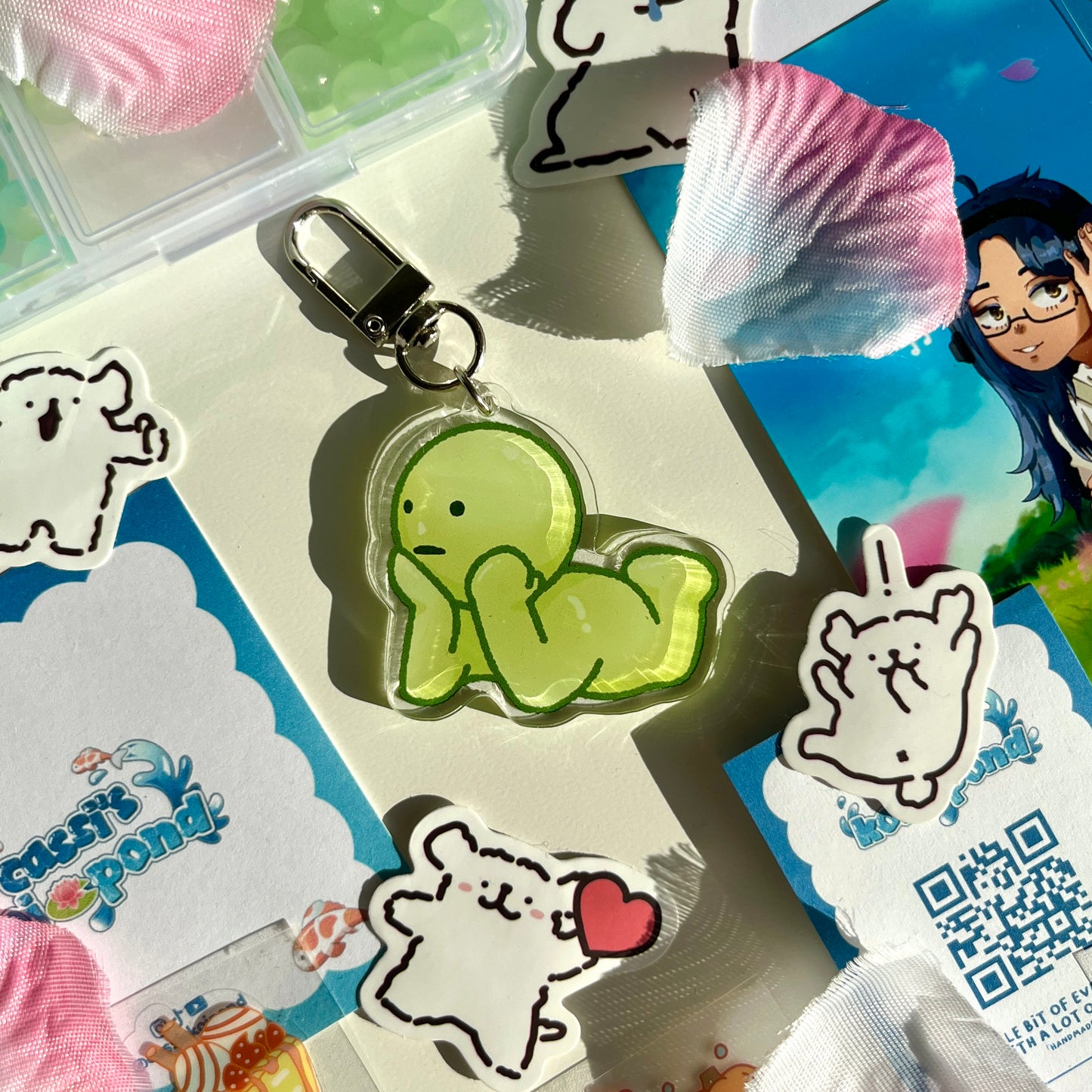 Smiski - 2” Acrylic Keychain