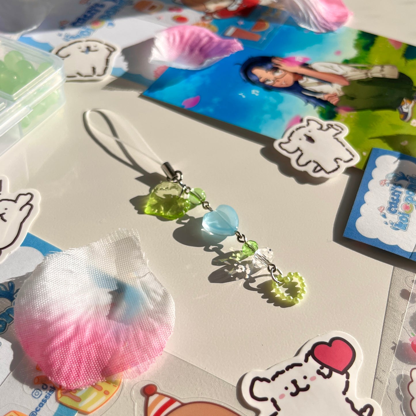 Blue & Green (Under 35 Minutes Series) - Phone Charm