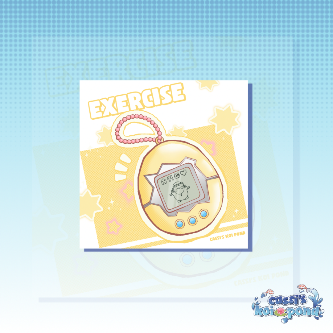 Self Care OC Tamagotchi - Print
