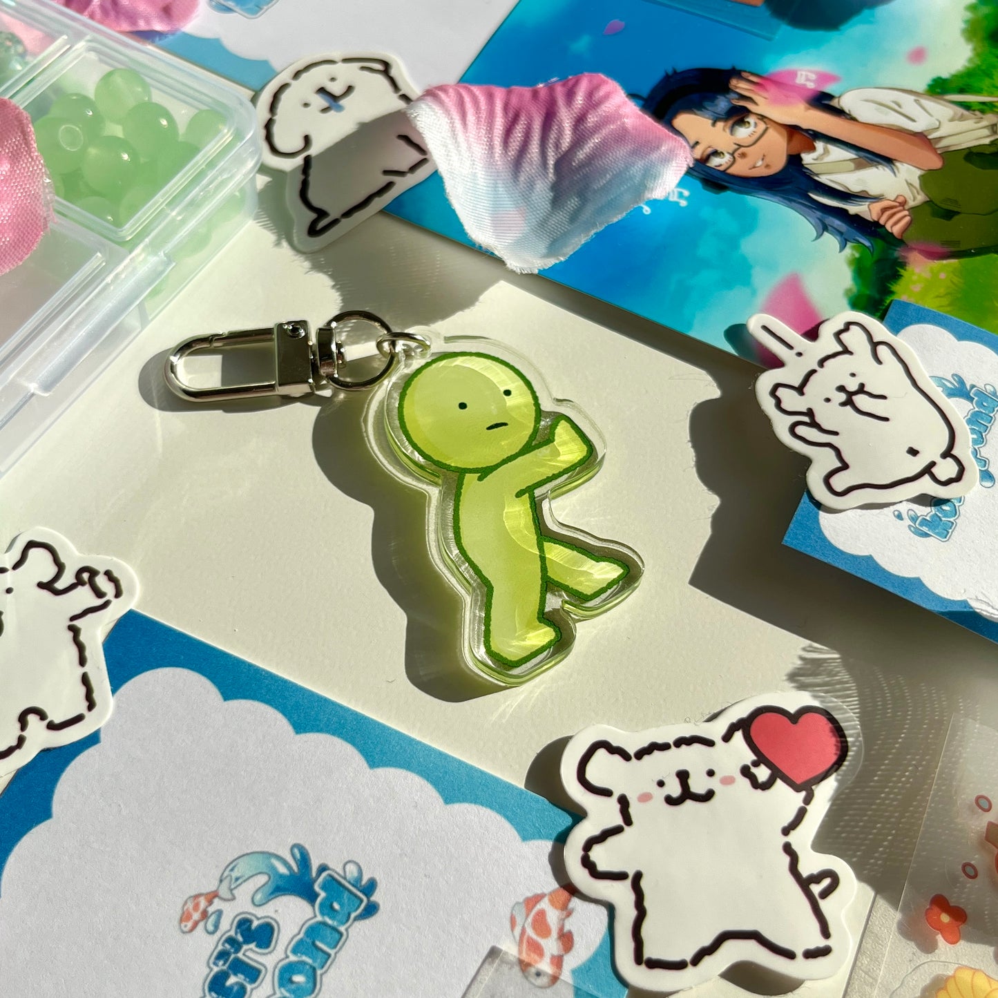 Smiski - 2” Acrylic Keychain