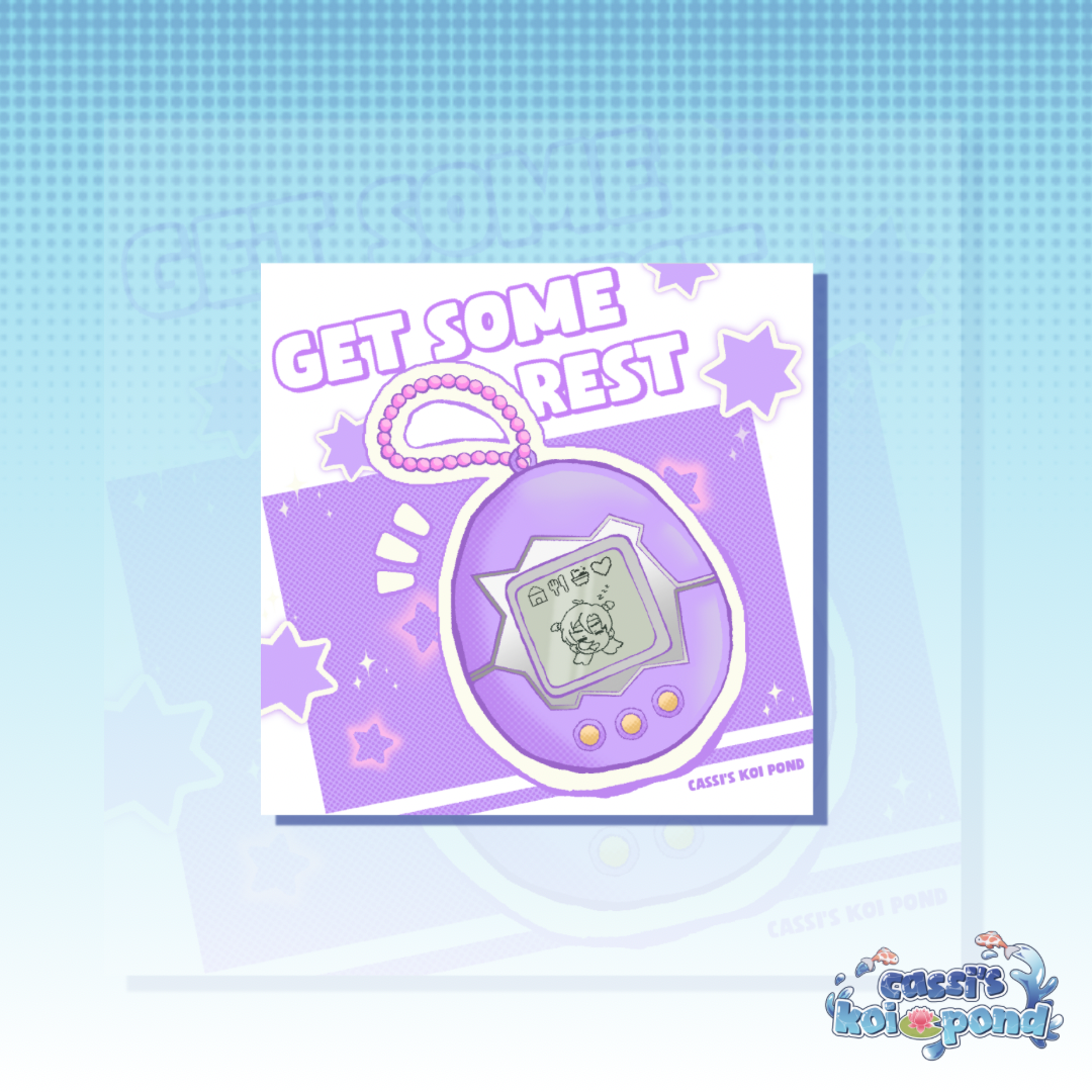Self Care OC Tamagotchi - Print