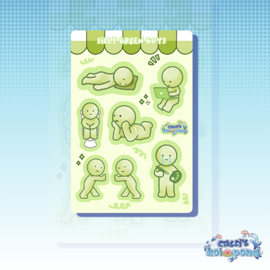 Smiski - 4” x 6” Vinyl Sticker Sheet