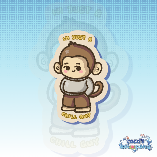 Chill Monkey - 2.5” Vinyl Sticker