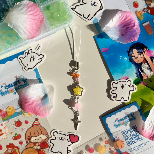 Orange, Pink & Yellow (Under 35 Minutes Series) - Phone Charm