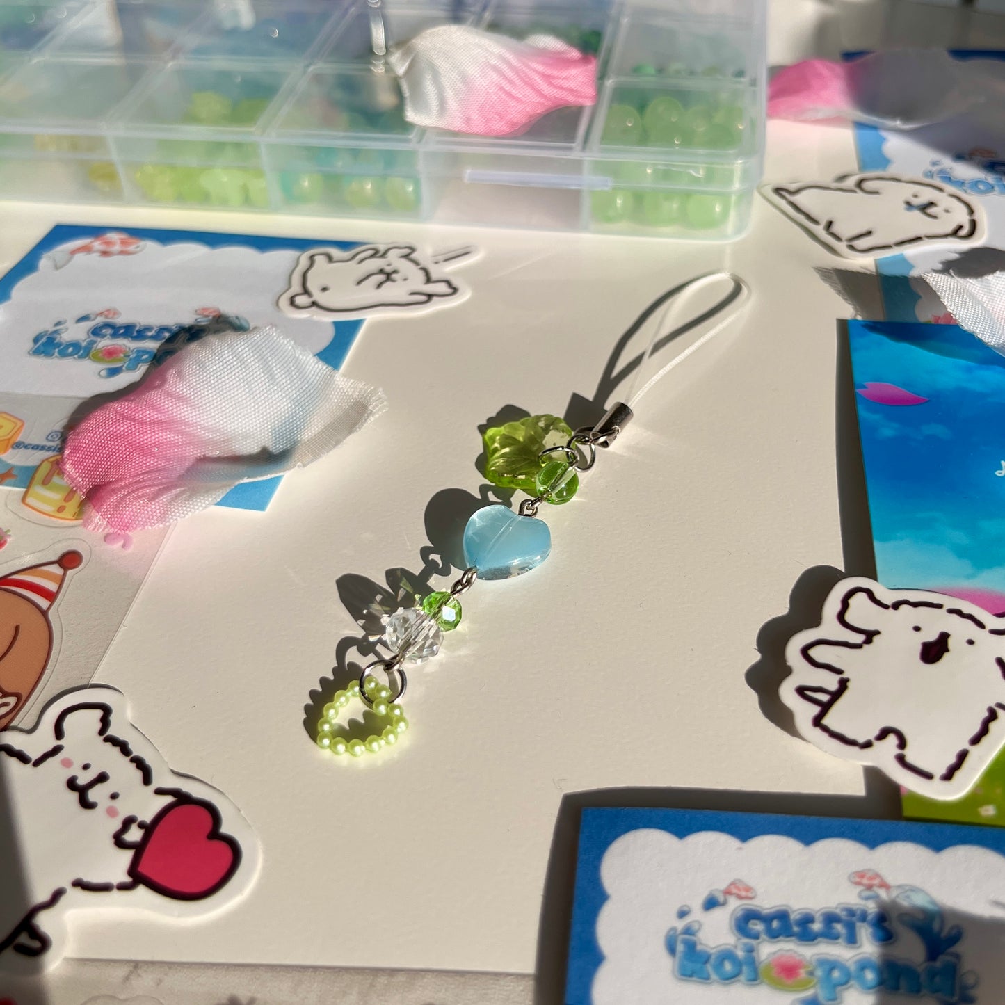 Blue & Green (Under 35 Minutes Series) - Phone Charm