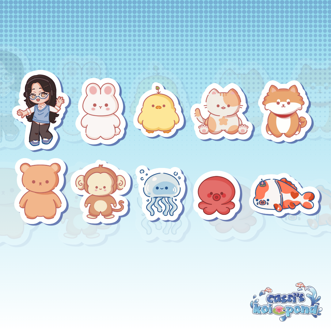 Cassi & Friends - 2.5” Vinyl Sticker