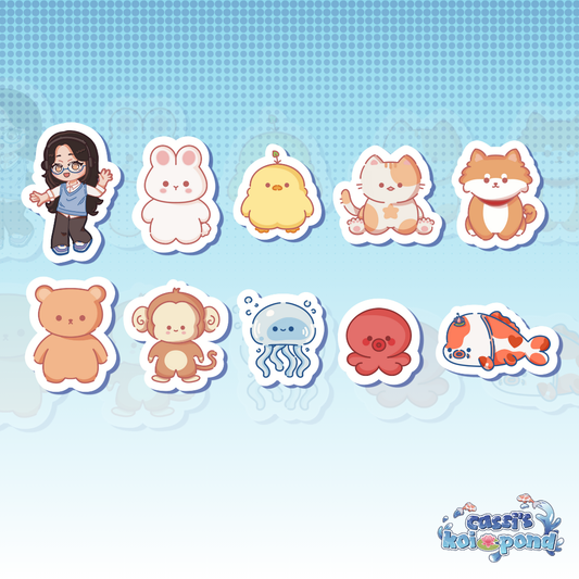 Cassi & Friends - 2.5” Vinyl Sticker