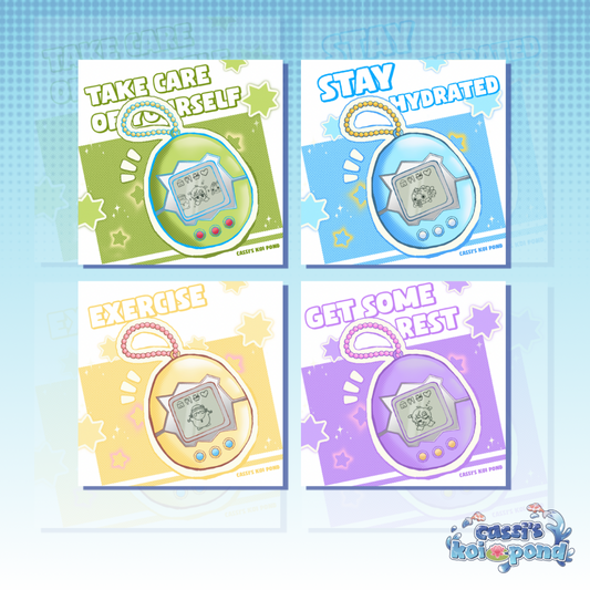 Self Care OC Tamagotchi - Print