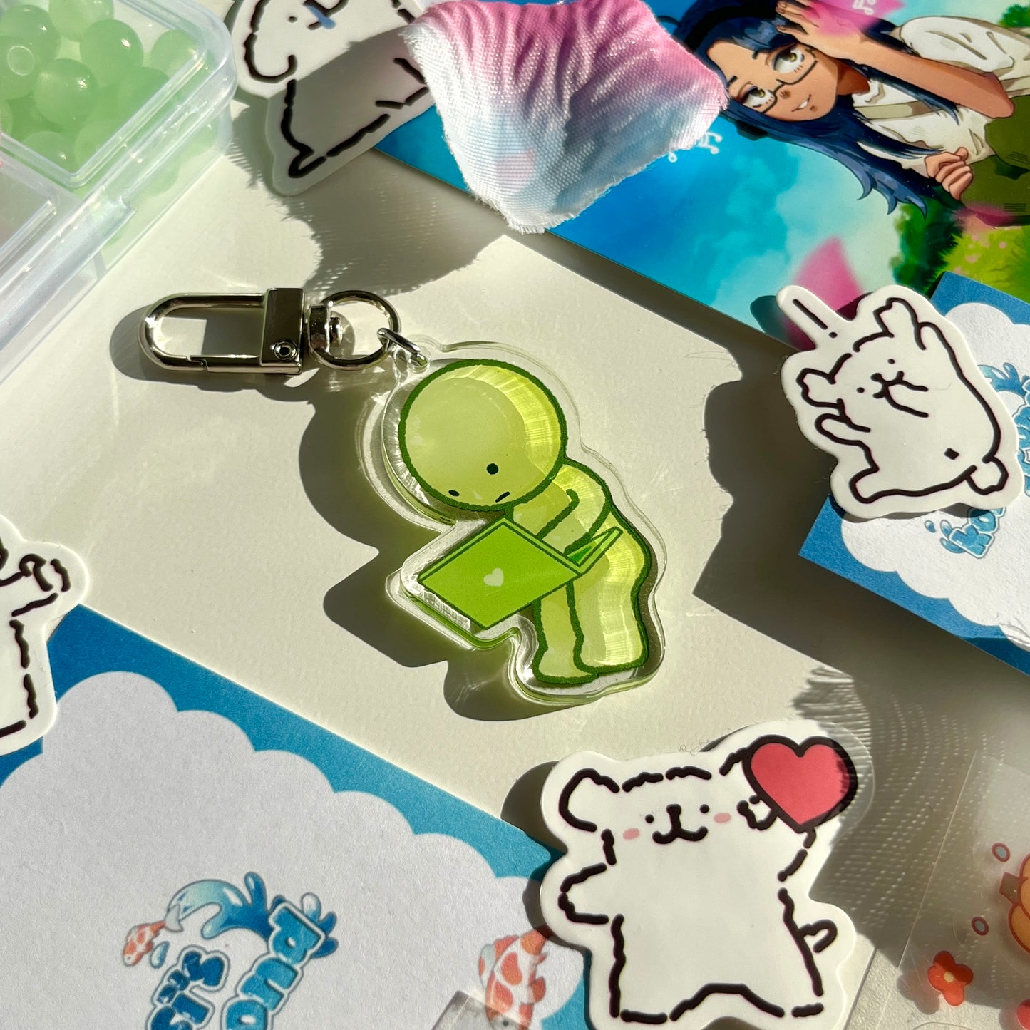Smiski - 2” Acrylic Keychain
