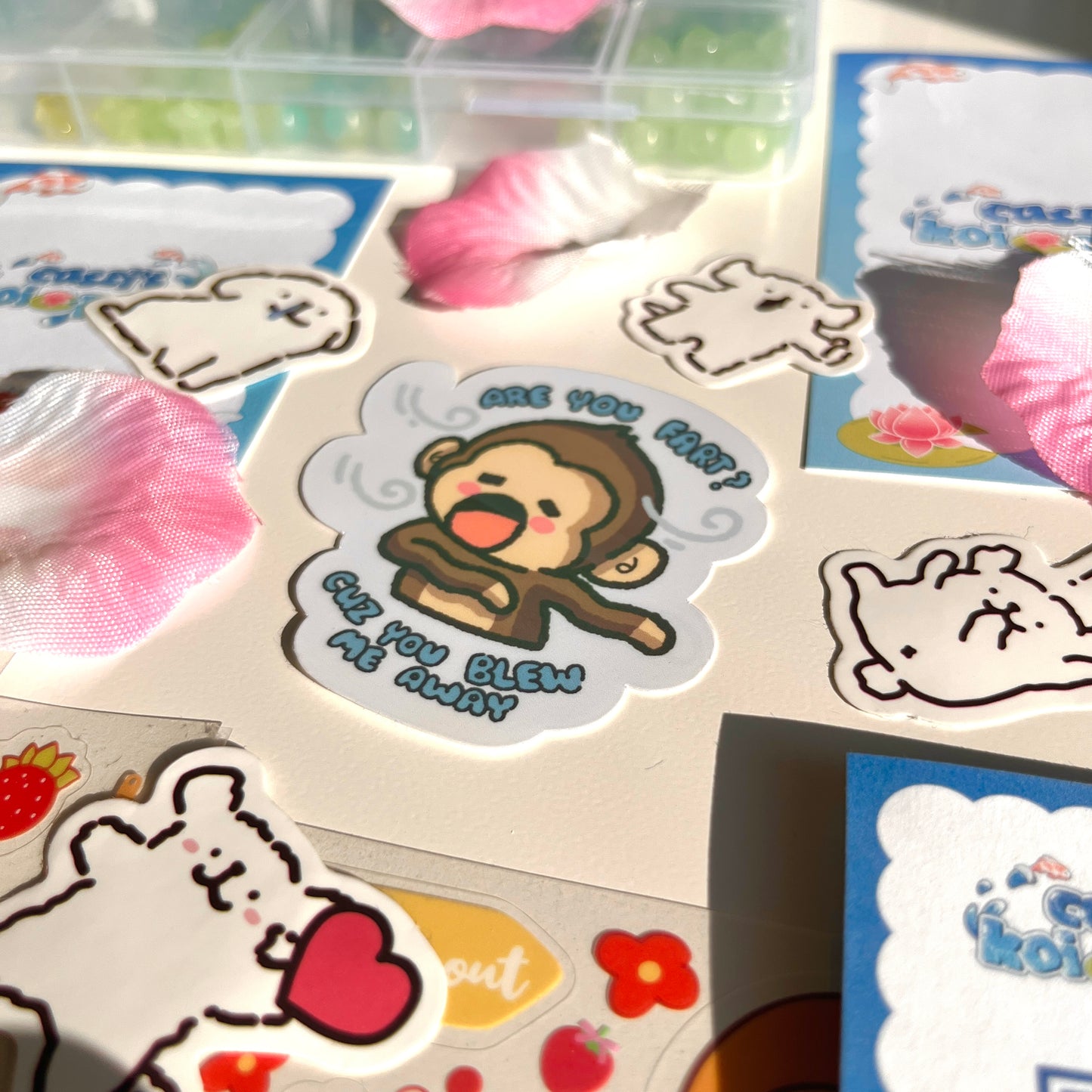 Fart Monkey - 2.5” Vinyl Sticker