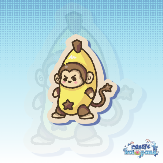 Banana Monkey - 2.5” Vinyl Sticker