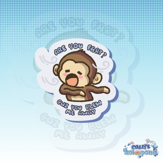 Fart Monkey - 2.5” Vinyl Sticker