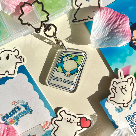 Snorlax - 2” Acrylic Keychain