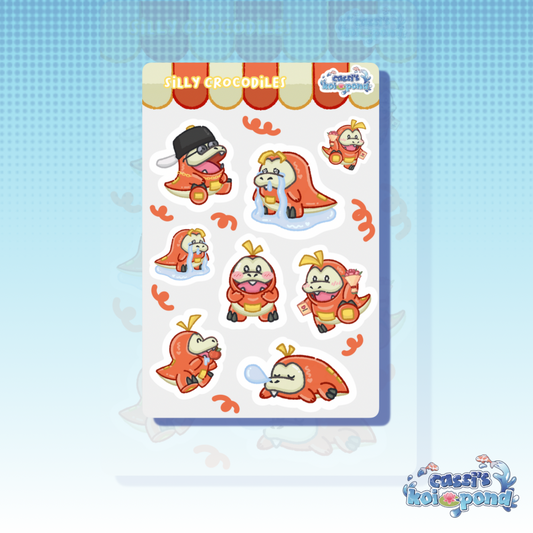 Fuecoco - 4” x 6” Vinyl Sticker Sheet