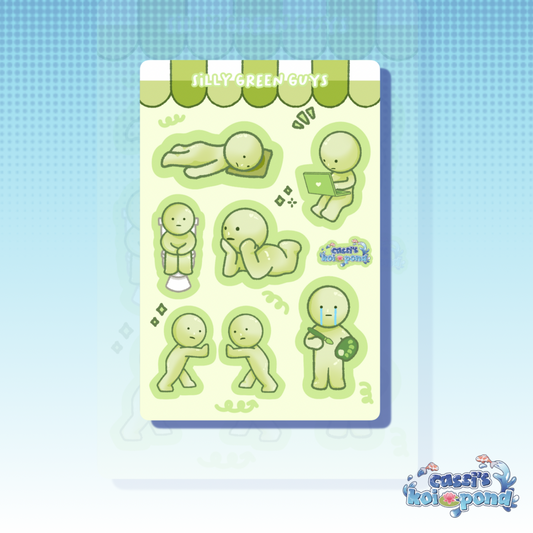 Smiski - 4” x 6” Vinyl Sticker Sheet
