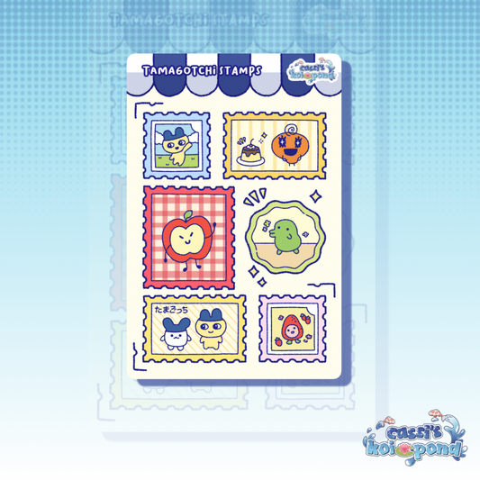 Tamagotchi - 4” x 6” Vinyl Sticker Sheet